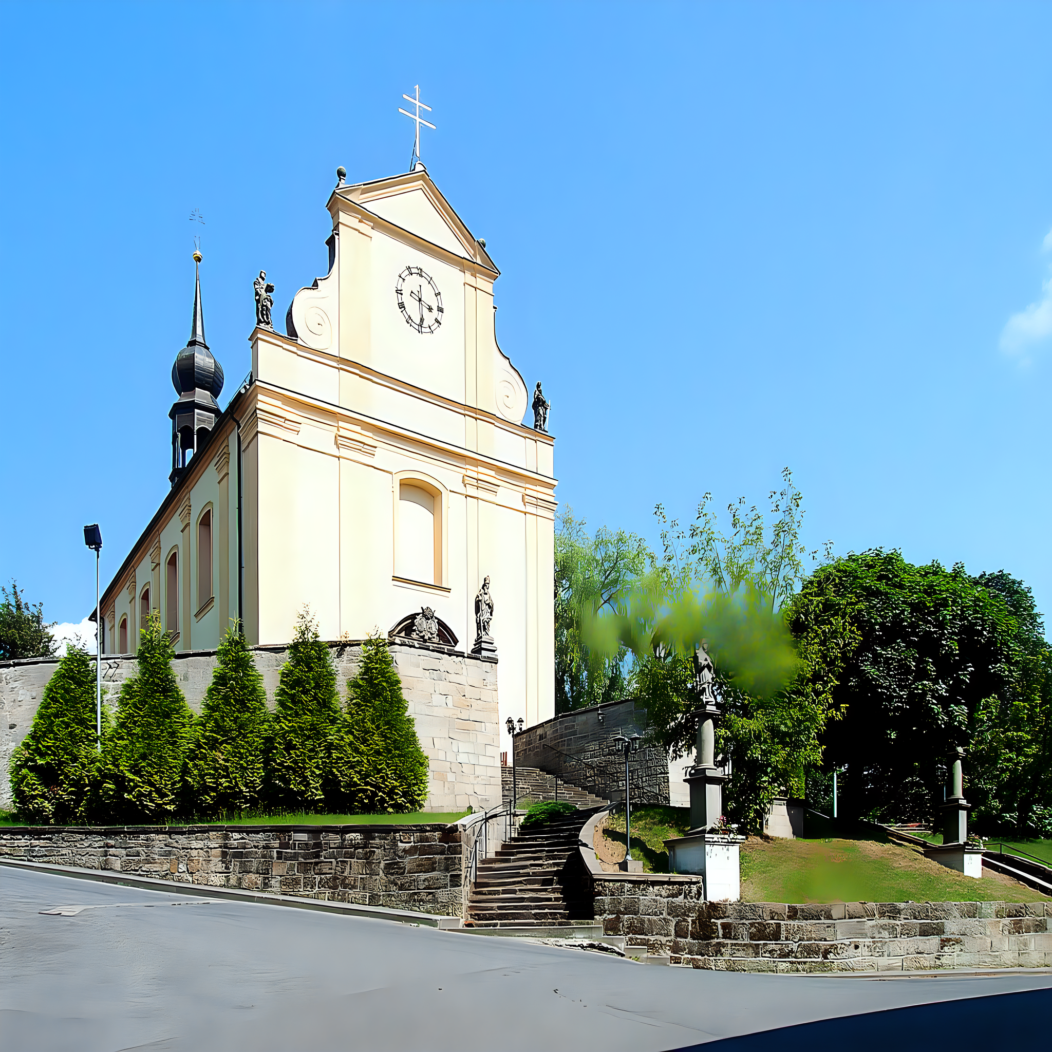 
<span>kostel svatého Petra a Pavla v Růžové</span>
