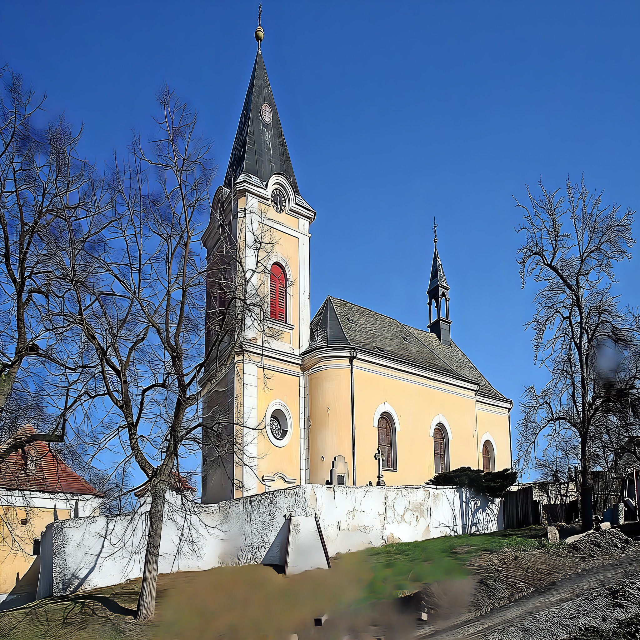 
<span>kostel svatého Václava (Činěves)</span>
