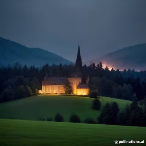 Pověst: Kostel svatého Jiří (Hradsko)
