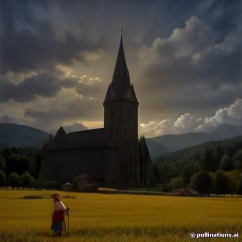 Pověst: evangelický kostel v Rovečném