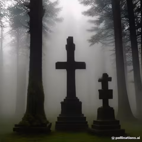 Příběh: Dva náhrobky a kříž