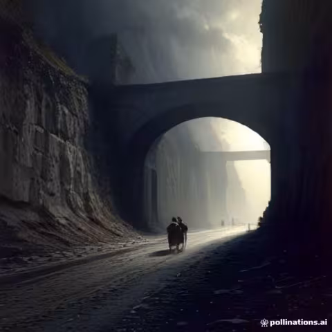 Příběh: železniční viadukt u Střelic