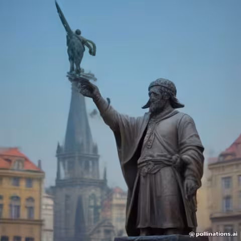 Příběh: socha Znovuzrození na náměstí Václava Havla v Praze