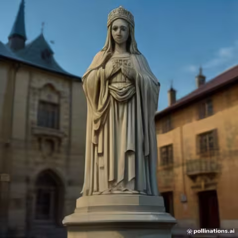 Příběh: Sloup se sochou Panny Marie (Louny)