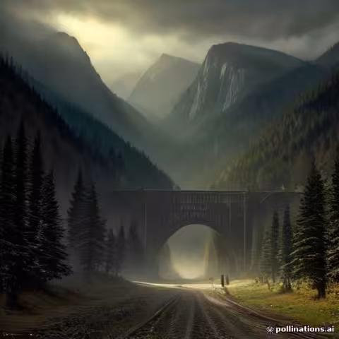 Příběh: železniční viadukt v Novině