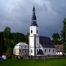 kostel svatého Mikuláše v Bílém Kostele nad Nisou