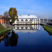 jezový most a zdymadlo Miřejovice