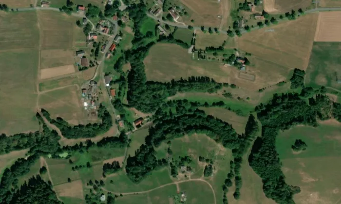 Žďár (Žďár) – letecký pohled