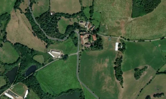 Žikov – letecký pohled