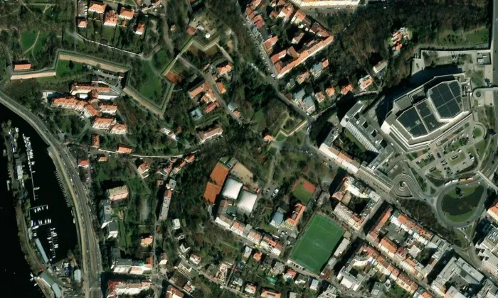 Špička – letecký pohled