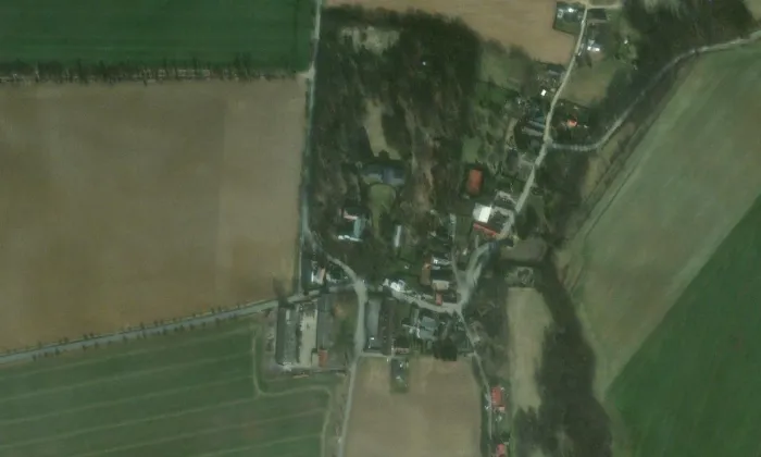 Štemplovec – letecký pohled