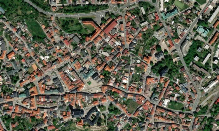 Anenské náměstí čp. 339 – letecký pohled