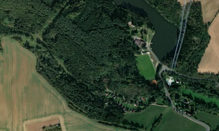 Angerbach – letecký pohled