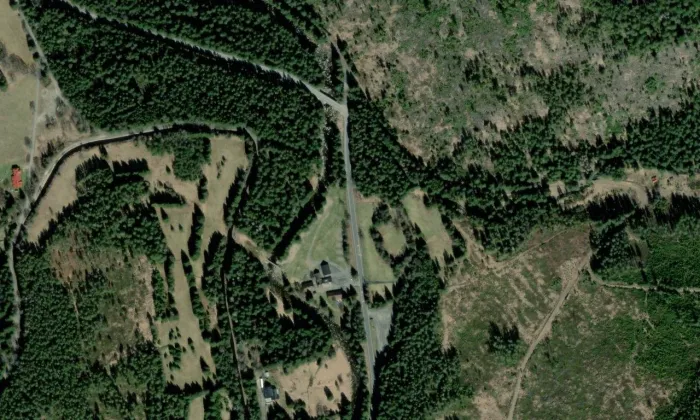 Antýgl – letecký pohled
