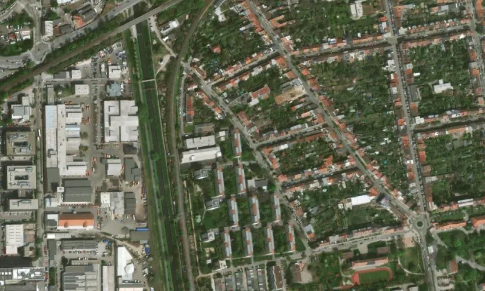 Archiv města Brna – letecký pohled