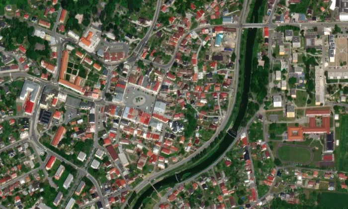 Armanka – letecký pohled