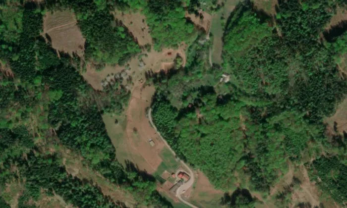 Břecštejn – letecký pohled