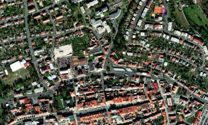 Baldovská 19 – letecký pohled