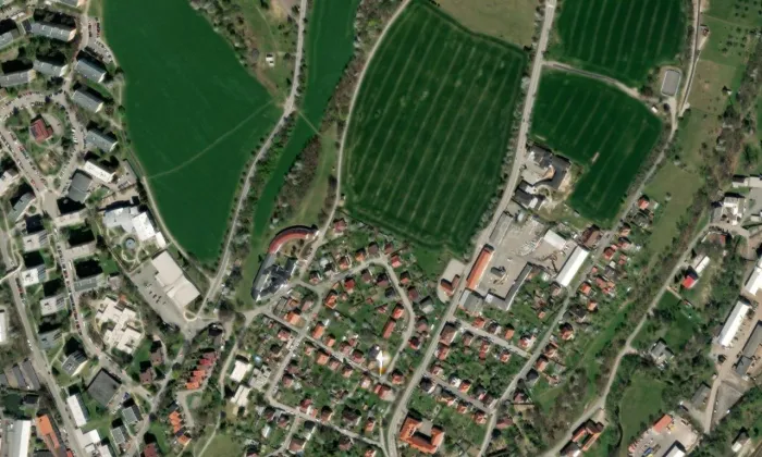 Boží muka IV – letecký pohled