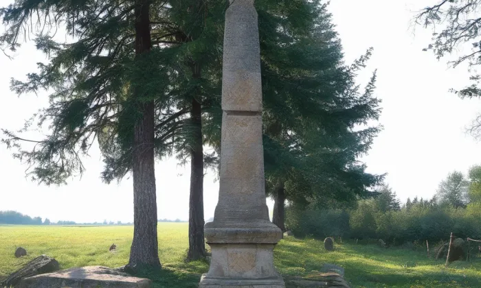 Boží muka jižně od Černic – historická rekonstrukce