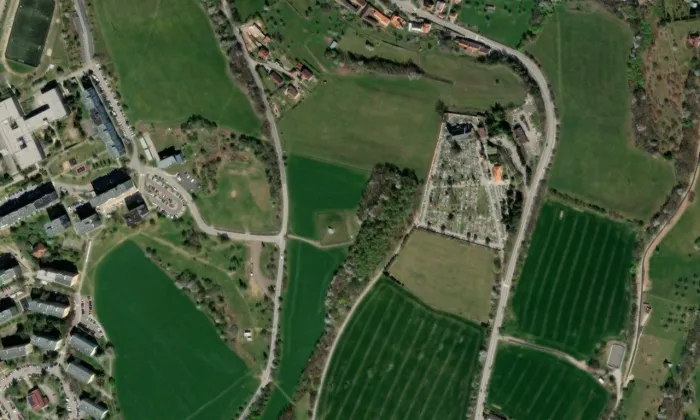 Boží muka VI – letecký pohled