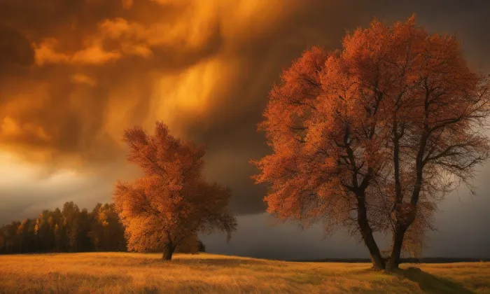 Brána svatého Jana na zábradlí – autumn