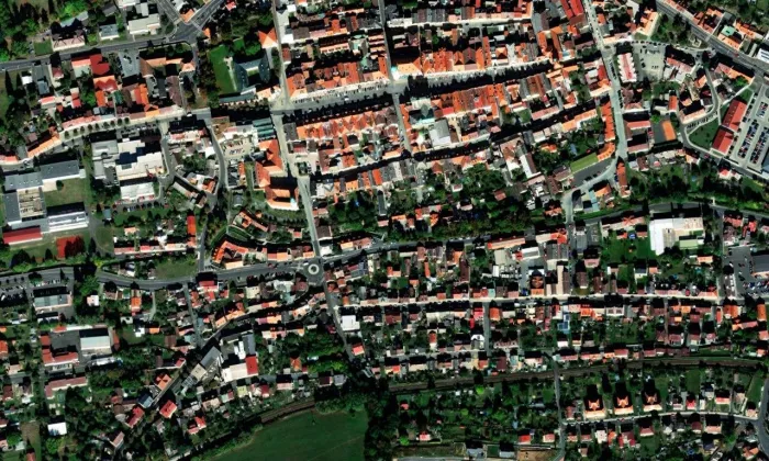 Branka – letecký pohled