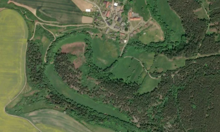 Brdo – letecký pohled