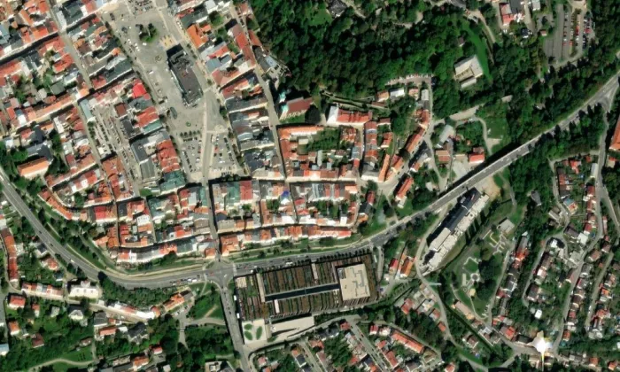 Brněnská 20 – letecký pohled