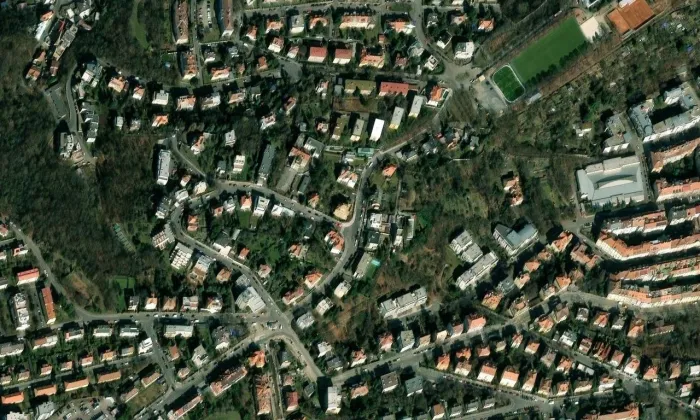Cihlářka – letecký pohled