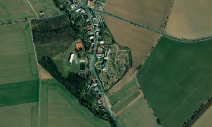 Citov – letecký pohled