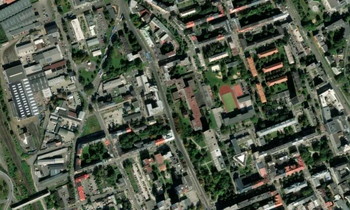 Důl Jindřich (Moravská Ostrava) – letecký pohled