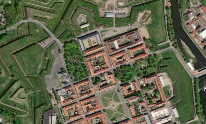 Dělostřelecké artelerie – letecký pohled