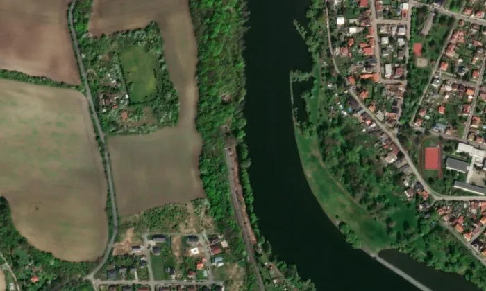 Dvořákova stezka – letecký pohled