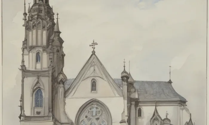 evangelický kostel ve Střekově – historical