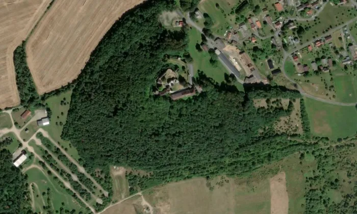 Galerie Klatovy – letecký pohled