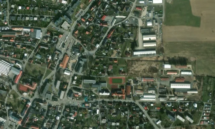 Geopark Vítkov – letecký pohled