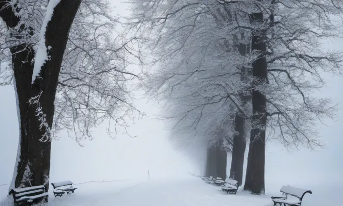 Harcovský most – winter