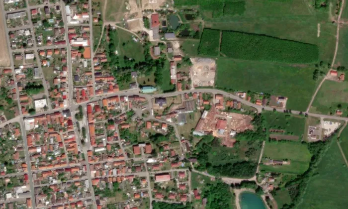 Horní Jelení – letecký pohled