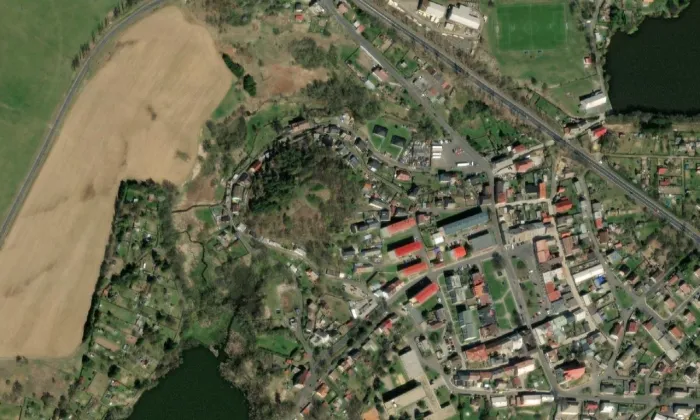 Hungerberg – letecký pohled