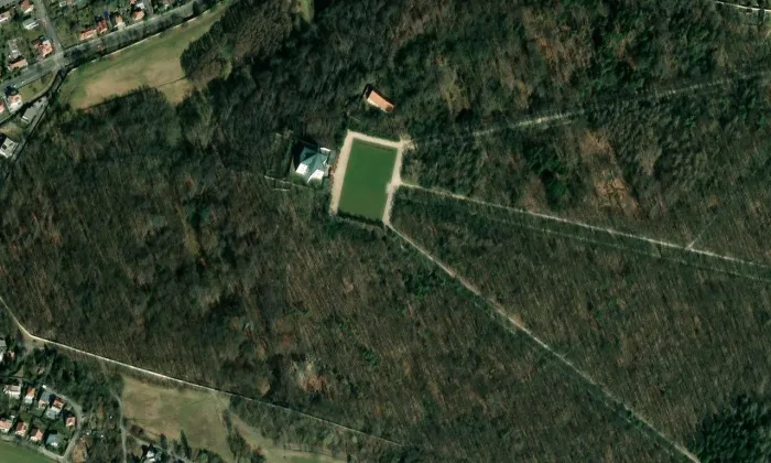 Hvězda (Liboc) – letecký pohled