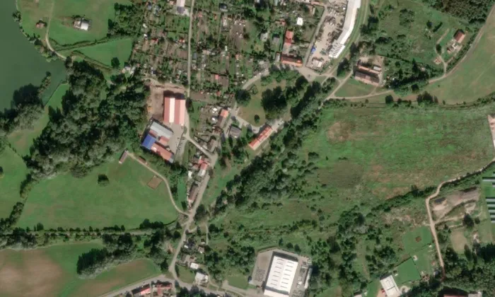 Jarohněvice – letecký pohled