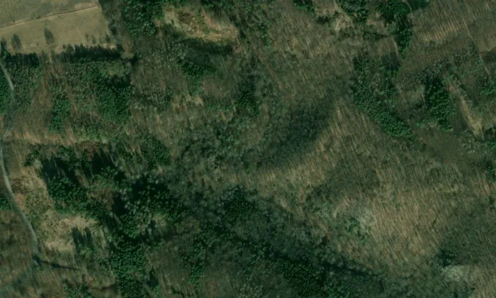 Jenčov – letecký pohled