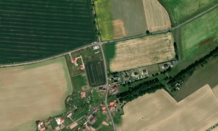 kaple svaté Máří Magdaleny (Litíč) – letecký pohled