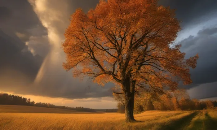 Kaple svatého Vojtěcha (Milavče) – autumn