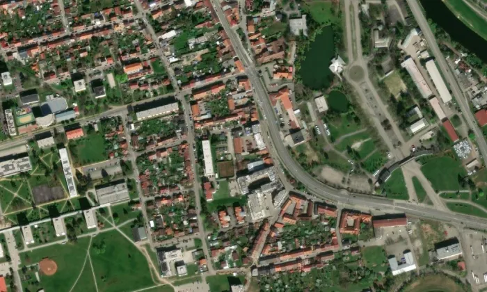 Kaple Všech svatých země české – letecký pohled