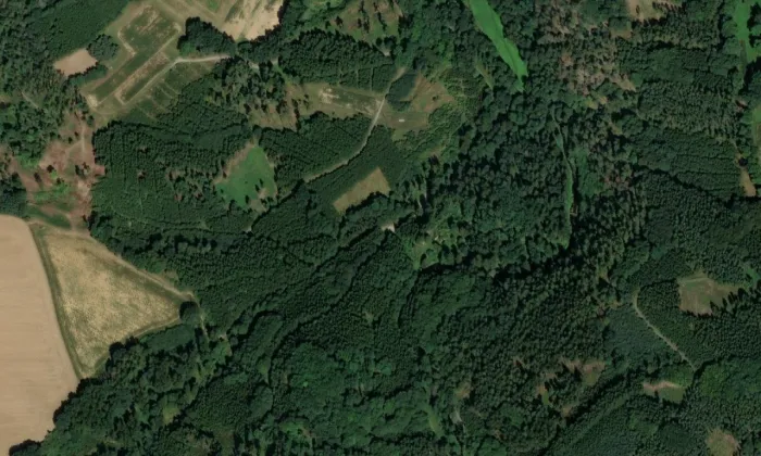 Kožlí – letecký pohled