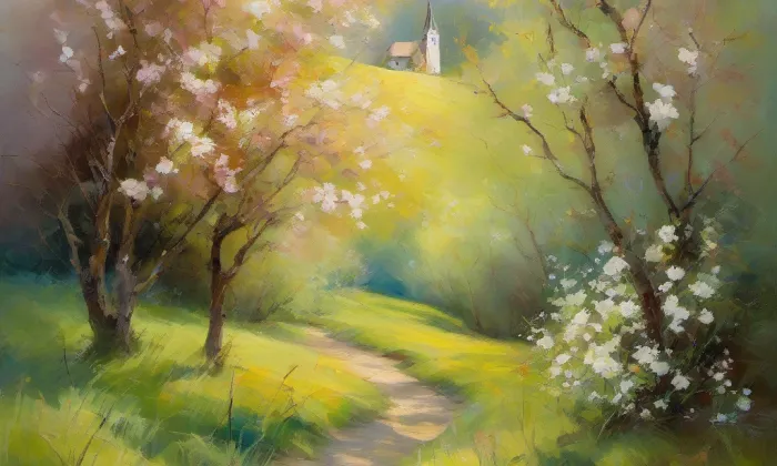 Kostel Narození Panny Marie – spring