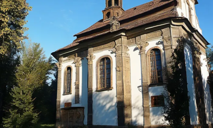 kostel svatého Jana Nepomuckého (Velký Valtinov) – historical