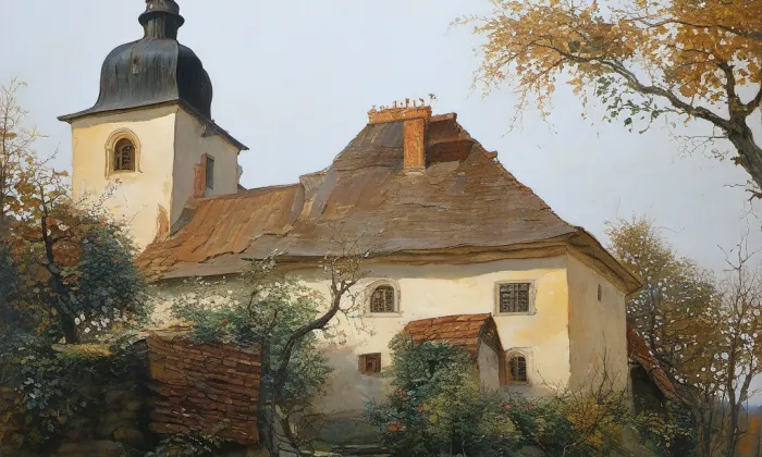 kostel svatého Jiří (Hněvčeves) – historical